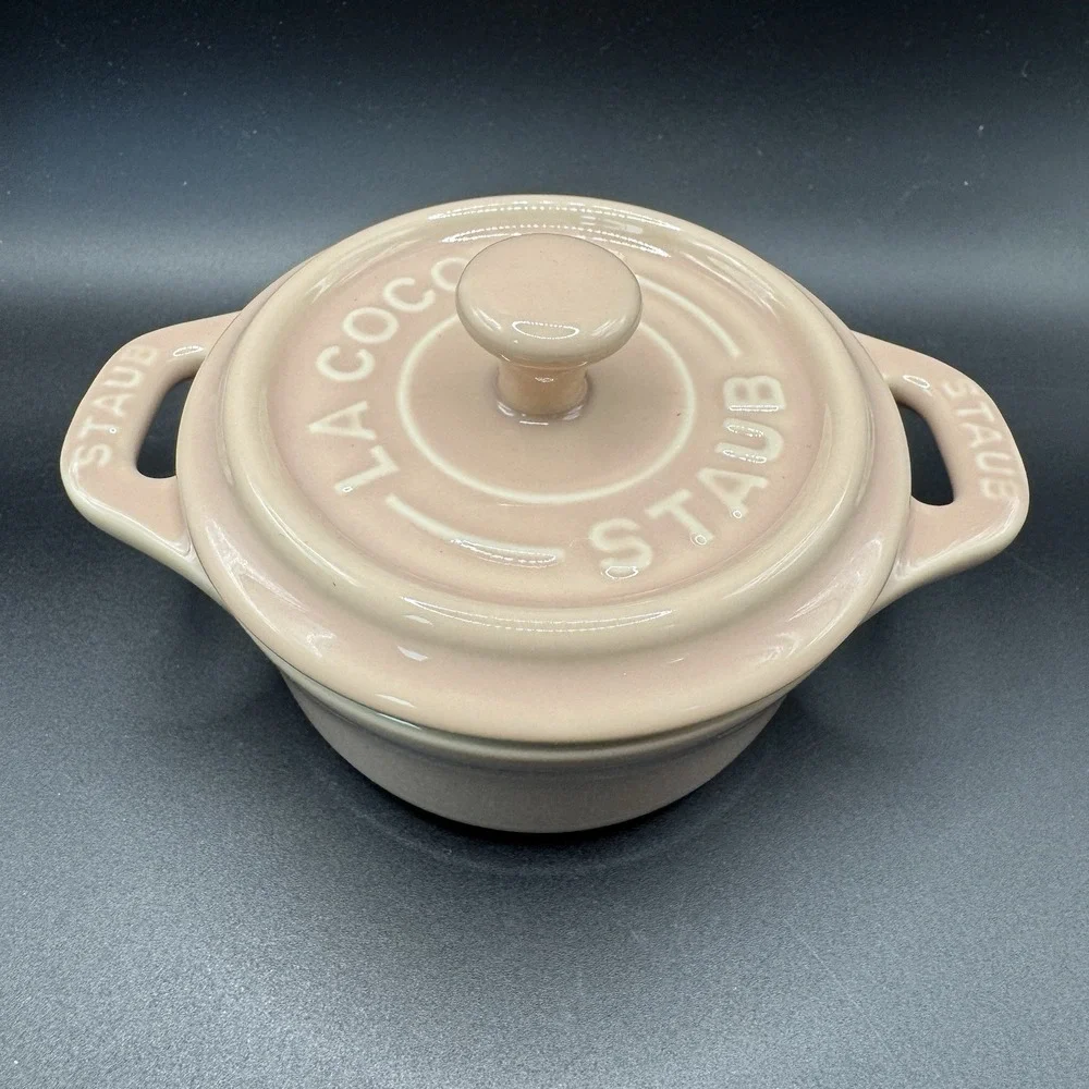 Staub Mini Ceramic La Cocotte Light Pink 0.2L/0.25Qt 10cm/4.0